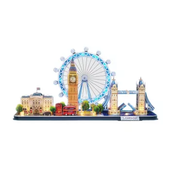 Puzle 3D CubicFun Cubic Fun City Line London LED 107 uds.