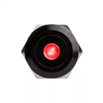 Pulsador antivandálico DimasTech 22 mm Blackline Dot RGB PD223