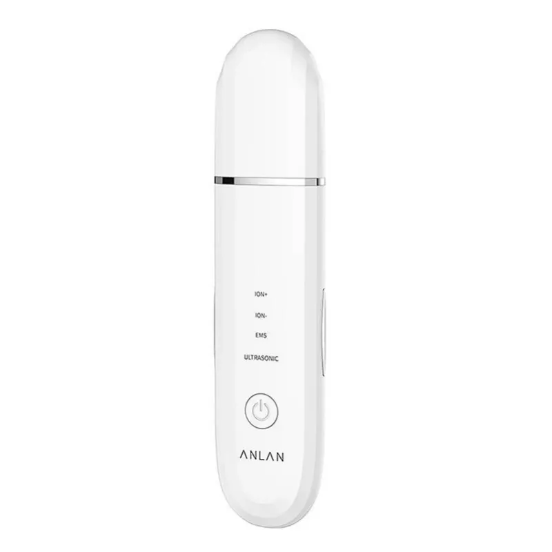 Cepillo ultrasónico para la piel ANLAN ALCPJ07-02 – blanco, dispositivo de exfoliación ultrasónica y limpieza profunda