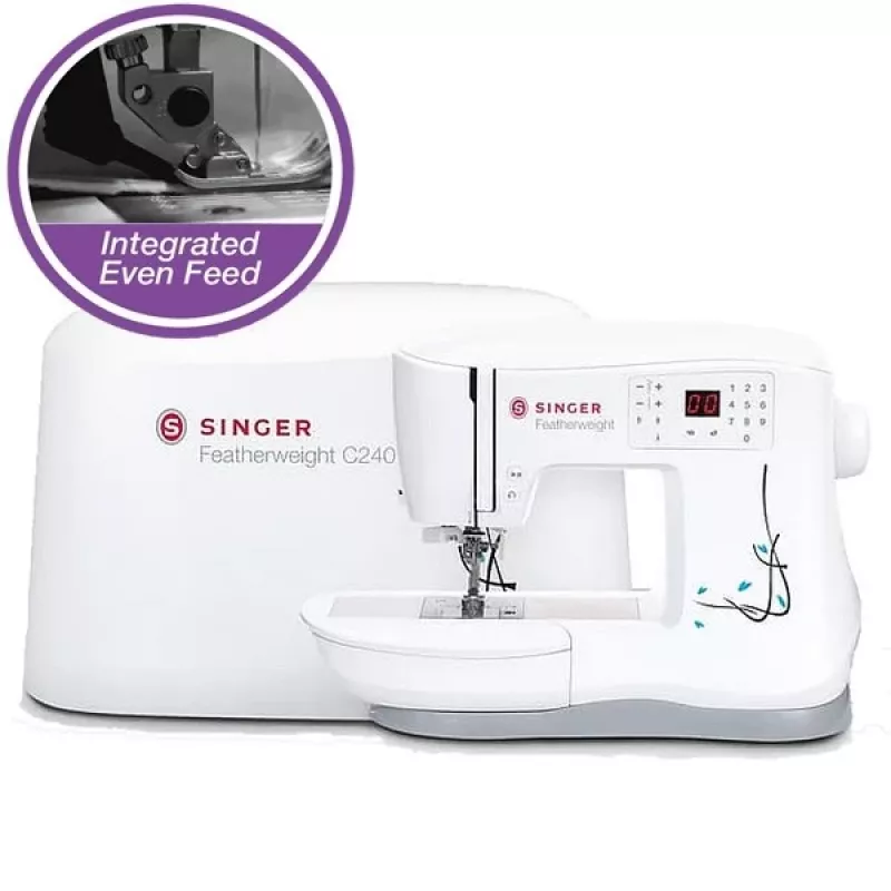 Máquina de coser SINGER C240 — diseño ligero portátil para uso doméstico