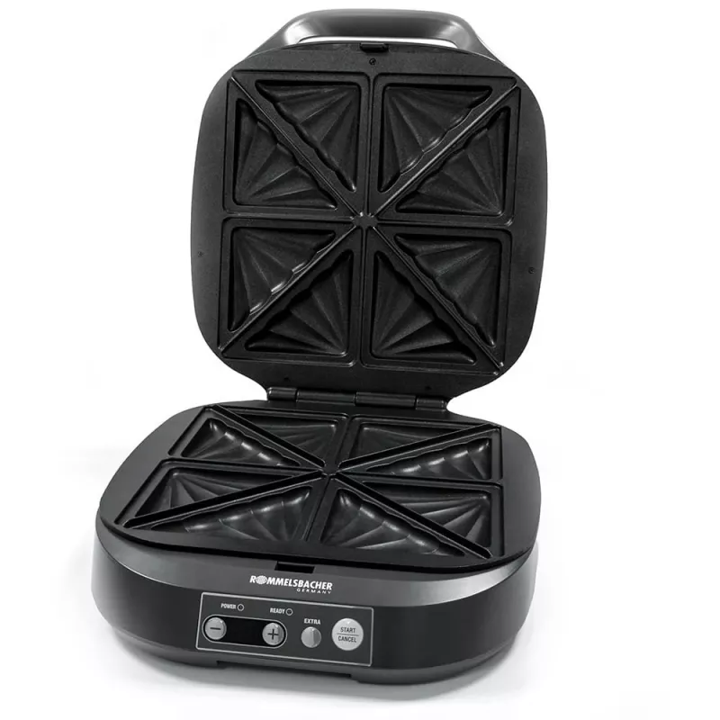 Rommelsbacher ST 1800 sandwichera 1800 W negro
