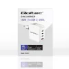 Cargador QOLTEC 51828 140W GaN 3×USB‑C PD + 1×USB‑A QC 3.0 – cargador rápido multipuerto