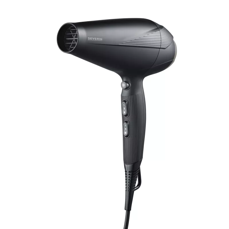 Severin HT 0167 secador de pelo, 2300 W, negro/plata
