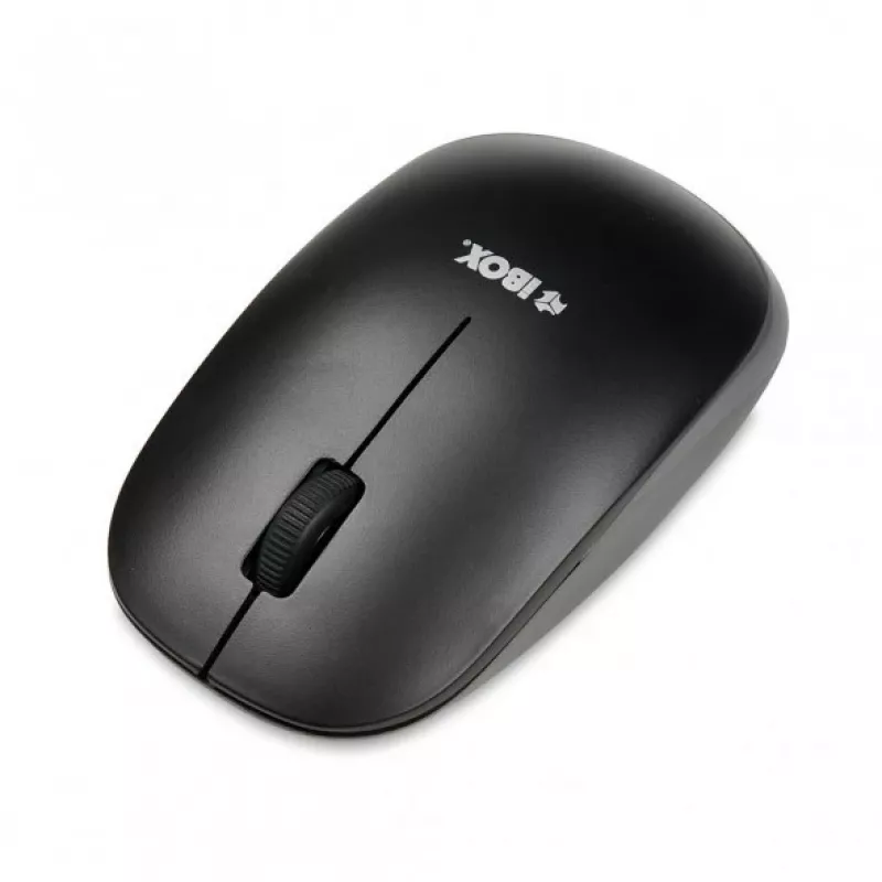 IBOX Desktop Kit Pro conjunto inalámbrico de teclado y ratón, QWERTY tamaño completo 104 teclas, 2,4 GHz, 1200 DPI, negro