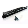 Digitus DN-91524U-EC panel de parcheo de 19" y 24 puertos Cat5e U/UTP, 1U, con soporte para cables, negro
