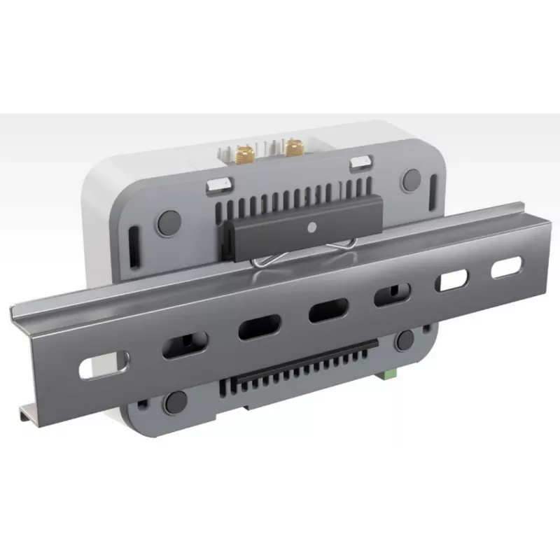 Gateway/controlador MikroTik KNOT LR8G — banda única 2,4 GHz, Ethernet 100 Mbit/s, QCA9531 650 MHz, RS-485, NanoSIM