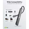Hub USB Goobay Slim de 5 puertos, USB-C™ a USB-C™/USB-A, USB 3.2 (74460)