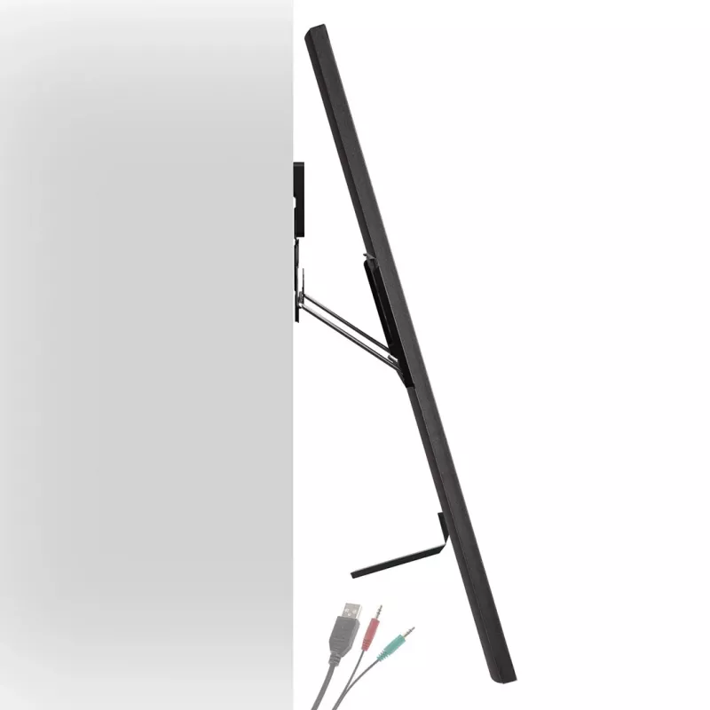 Soporte de pared para TV ultraplano Maclean MC-481 para televisores planos y curvos de 37-80