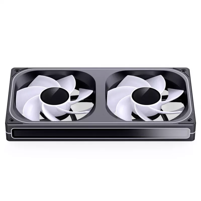 Jonsbo ZB-240BR ventilador de caja 120mm Reverse Blade ARGB PWM pack de 2 - negro