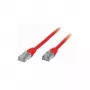 S/CONN Cable de red RJ45 5m Rojo Cat6 S/FTP S-CONN 5m