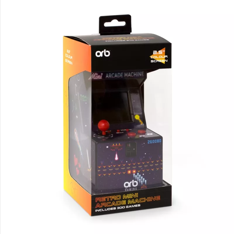 Máquina arcade mini Thumbs Up ORB, mueble arcade vertical, niños/niñas, 6 años, 6,35 cm, TFT, multicolor