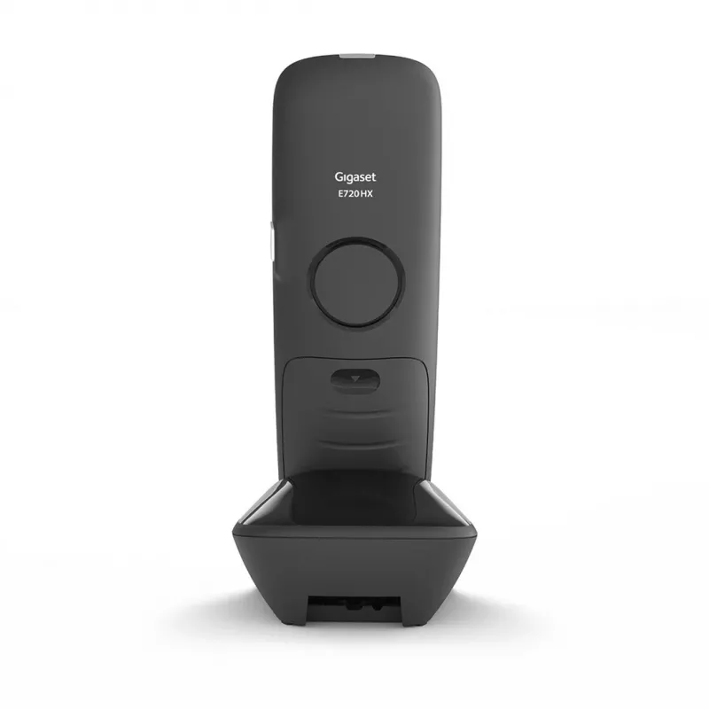 Gigaset E720HX Teléfono analógico/DECT con identificador de llamadas negro