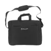 Funda para portátil Tellur TLL611312 para portátiles de 15,6 pulgadas, Cozy negro, compartimento acolchado, bolsillos con cremallera
