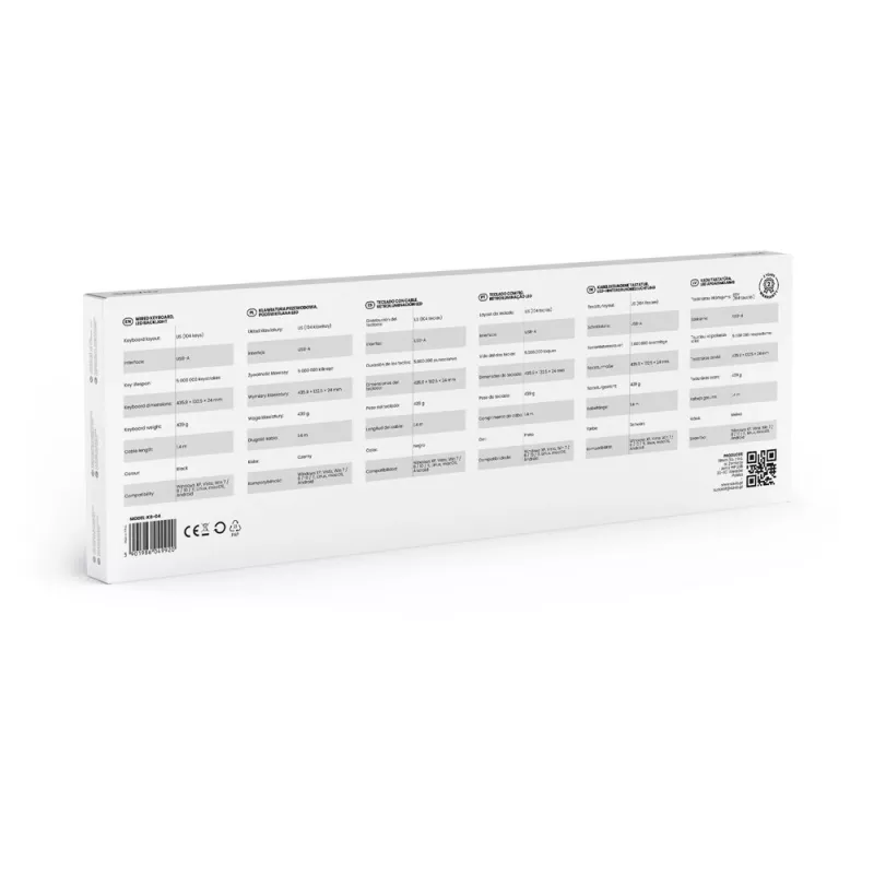 Savio KB-04 Teclado Home/Office USB QWERTY UK International Negro