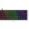 Teclado gaming mecánico Speedlink ATMOS RGB — diseño compacto, retroiluminación RGB
