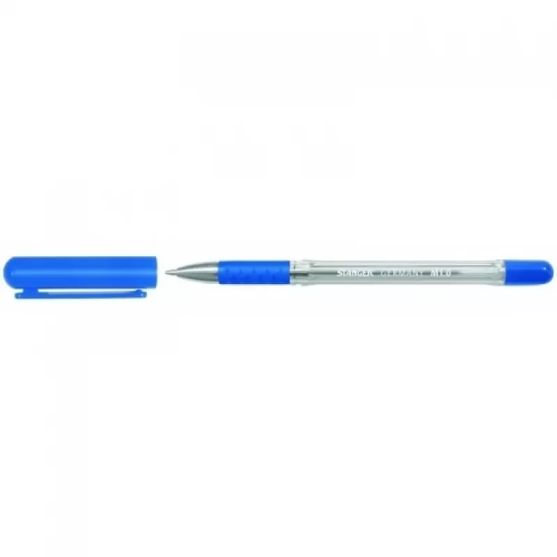 Bolígrafo Stanger 18000300007 — tinta azul, punta de 1,0 mm, Softgrip