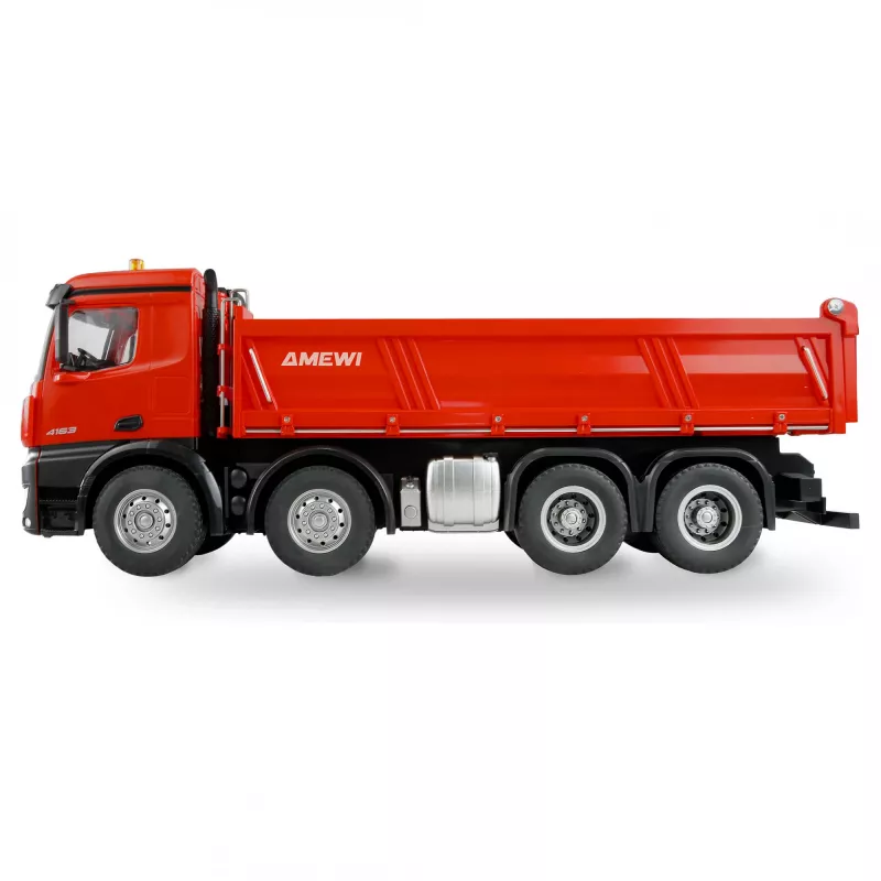 Amewi Mercedes-Benz Arocs volquete 8x4/4 4WD 1:18 RTR rojo (22693)