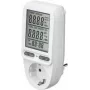 Goobay 64590 Pro medidor digital de costes de energía 16 A 230 V AC, 3680 W, LCD, 146 x 70 x 74,5 mm, blanco
