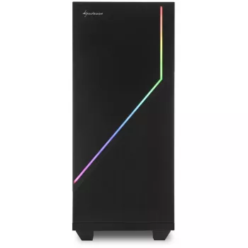 Sharkoon RGB FLOW torre Midi ATX sin fuente de alimentación USB/audio