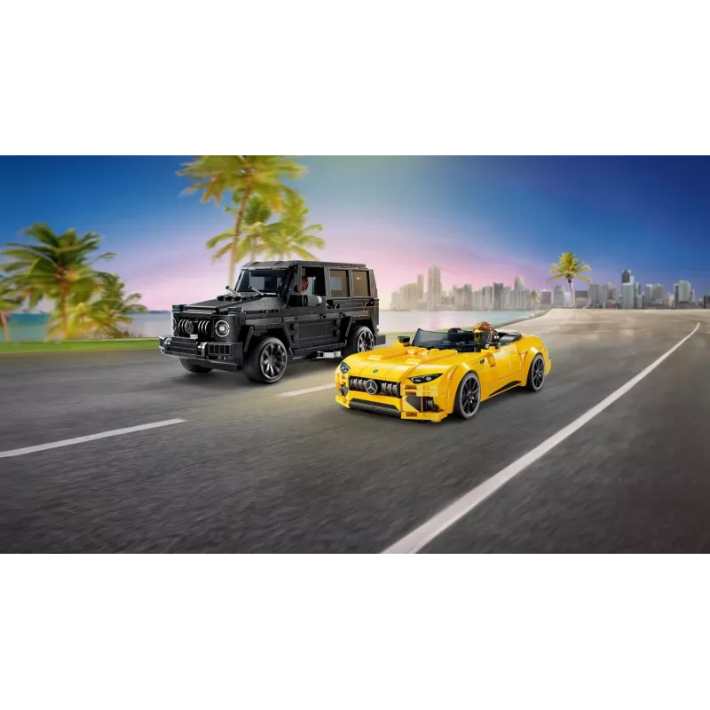 LEGO Speed Champions Mercedes-AMG G 63 y Mercedes-AMG SL 63 76924, Multi