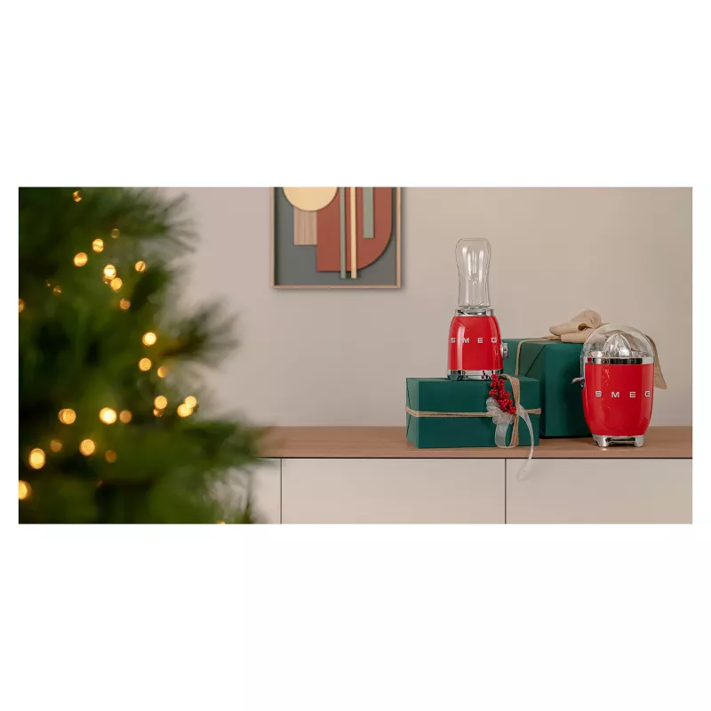 Exprimidor eléctrico de cítricos Smeg CJF11RDEU 70 W Rojo Acero inoxidable