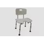 Silla de ducha REHA FUND Oliwier 81 RF-810 — altura ajustable, tecnopolímero, ancho de asiento 48 cm, carga máxima 110 kg