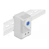 Delock 66823 termostato con contacto NC para carril DIN, gris