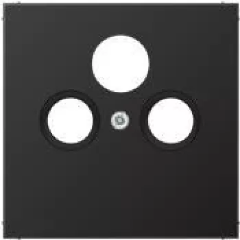 JUNG AL 2990 SAT D - Negro - Aluminio - Mate - convencional - JUNG - EDA 302 F - GDA 313 F (AL2990SATD)