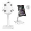 Soporte de escritorio/pared para tablet MACLEAN MC-468W, blanco, para tablets de 7,9–11