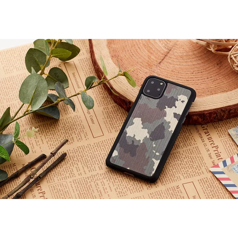 Funda de smartphone man and wood para iPhone 11 Pro — camuflaje negro funda protectora