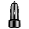 Cargador de coche Baseus CCMLC20C-01 universal negro carga rápida 12-24V