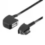 Wentronic Goobay alargador TAE-F de 4 polos, negro, 10 m - conector macho TAE-F a conector hembra TAE-F (50275)