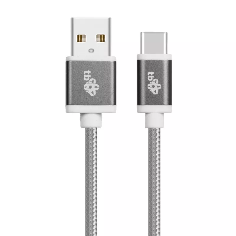 Cable TB USB - USB-C 1,5 gris (AKTBXKUCSBA150S)