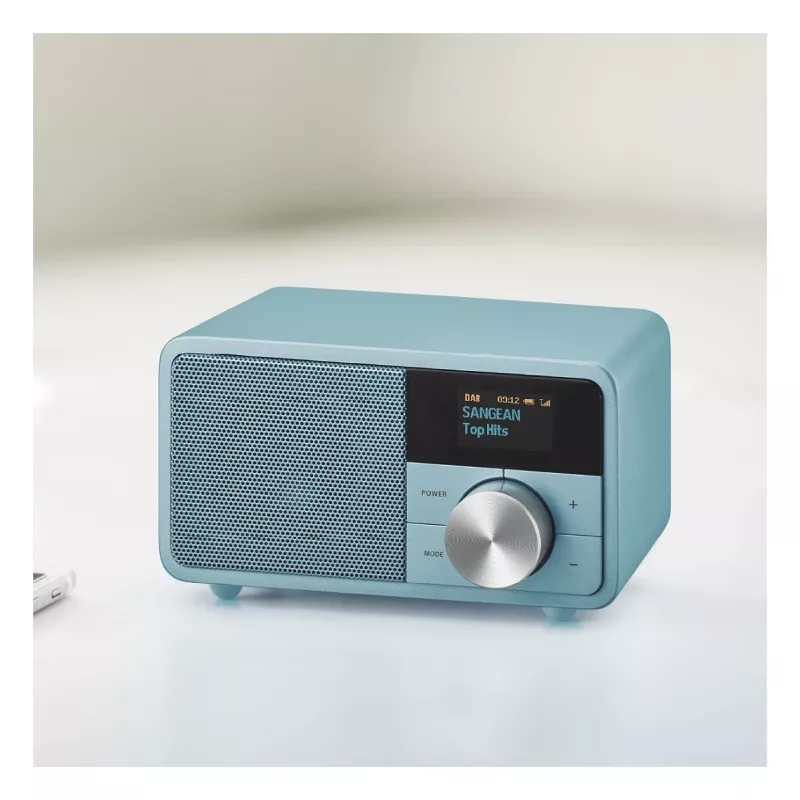 Sangean DDR-7 Norse Blue radio de sobremesa, DAB+, FM, AUX, Bluetooth, turquesa