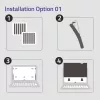 Filtro de privacidad QOLTEC 51056 para monitor de 22