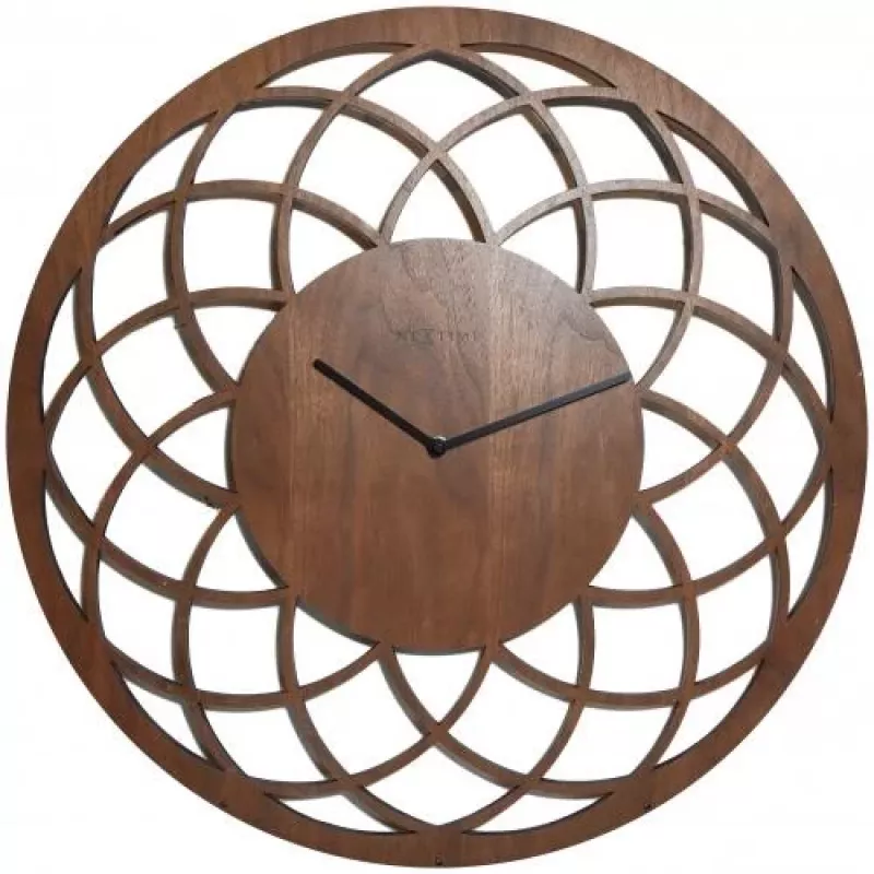Reloj NeXtime 3115br Big Dreamcatcher, Ø60 cm, pared, marrón