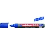 Rotulador permanente Edding e-363 azul, grosores de punta 1 mm y 5 mm
