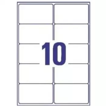 Avery - Etiquetas de dirección - Blanco - 99,1 x 57 mm - 1000 etiquetas (100 hojas x 10) (L7173-100)