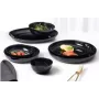 Plato redondo de cristal Ritzenhoff & Breker 4every day negro