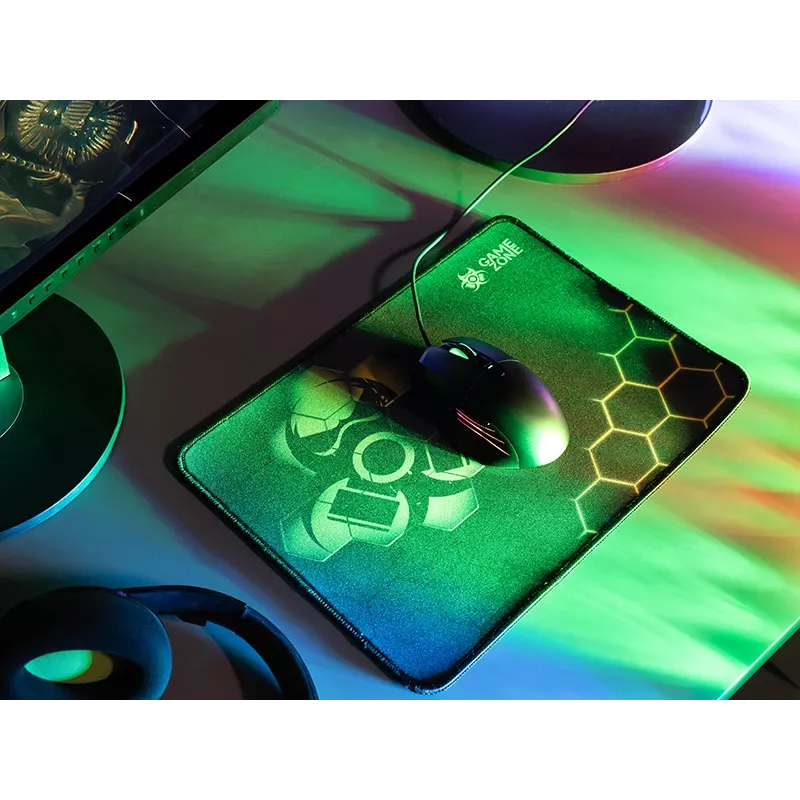 TRACER GameZone Hexy3 alfombrilla de ratón para gaming, 35 x 28 x 0,4 cm, negro/amarillo