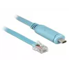 Cable serie DeLOCK 63914 USB Type-C RJ45 3 m azul