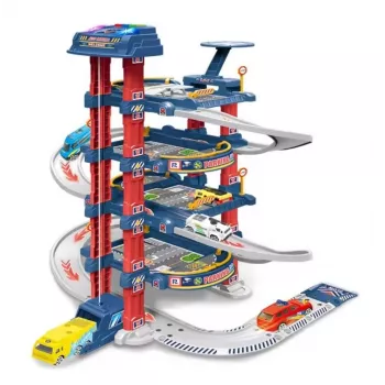 Extralink Kids | Parking | Garaje con ascensor eléctrico coches de juguete para niños