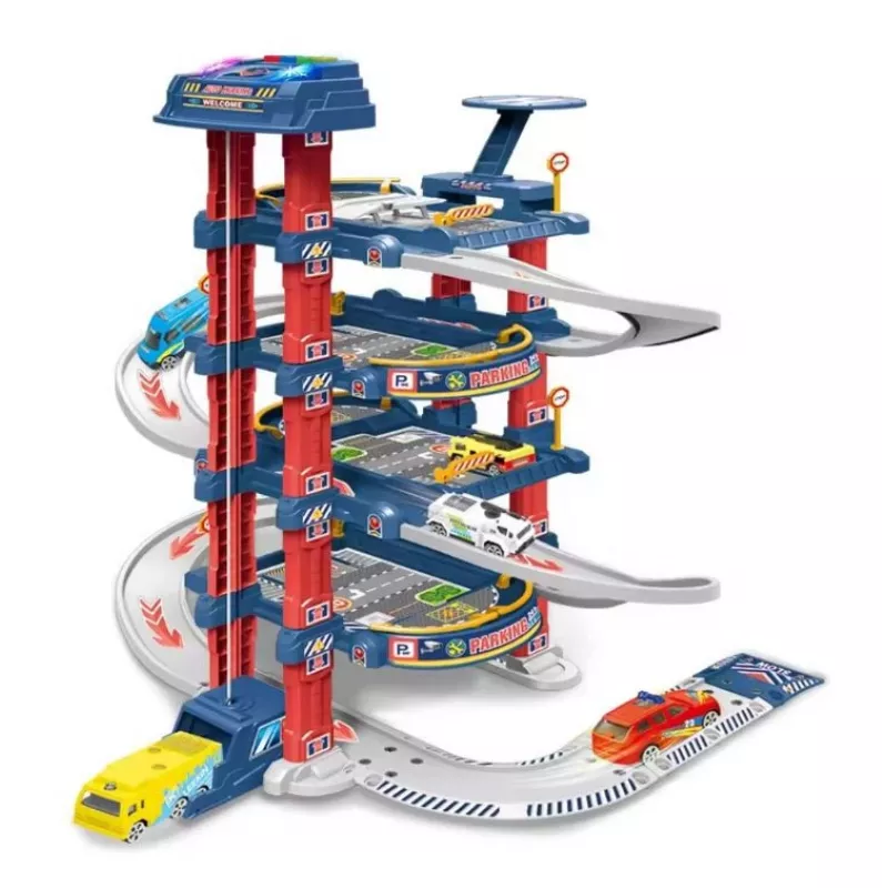 Extralink Kids | Parking | Garaje con ascensor eléctrico coches de juguete para niños