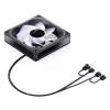 Ventilador Jonsbo ZA-120 Reverse Blade PWM ARGB 120 mm negro