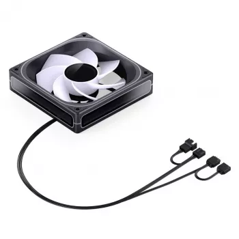 Ventilador Jonsbo ZA-120 Reverse Blade PWM ARGB 120 mm negro