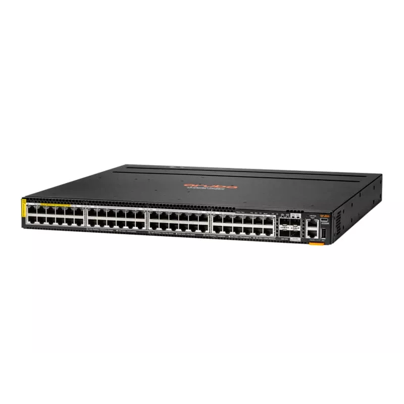Switch de red gestionado HP Enterprise Aruba R8S90A 48x 5G Ethernet (100/1000/5000) PoE, consola RJ-45/USB-C, 880 Gbit/s