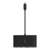 Hub de interfaz Belkin AVC005BTBK USB 3.2 Gen 1 (3.1 Gen 1) Type-C negro
