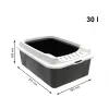 ROTHO Bonnie Eco bandeja sanitaria para gatos, negra
