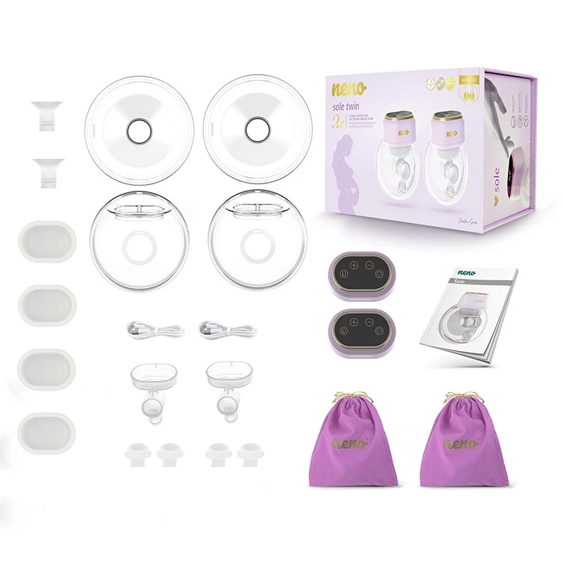 Neno Sole Twin - sacaleches eléctrico premium inalámbrico trifásico