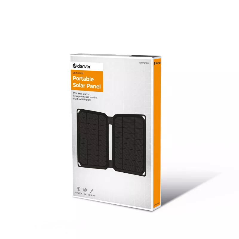 Panel solar Denver PPS-42000 10 W silicio monocristalino USB
